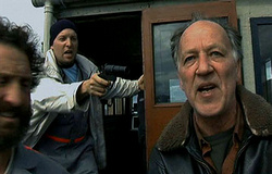 Michael Karnow (left), Zak Penn (center), and Werner Herzog in 'Incident at Loch Ness'